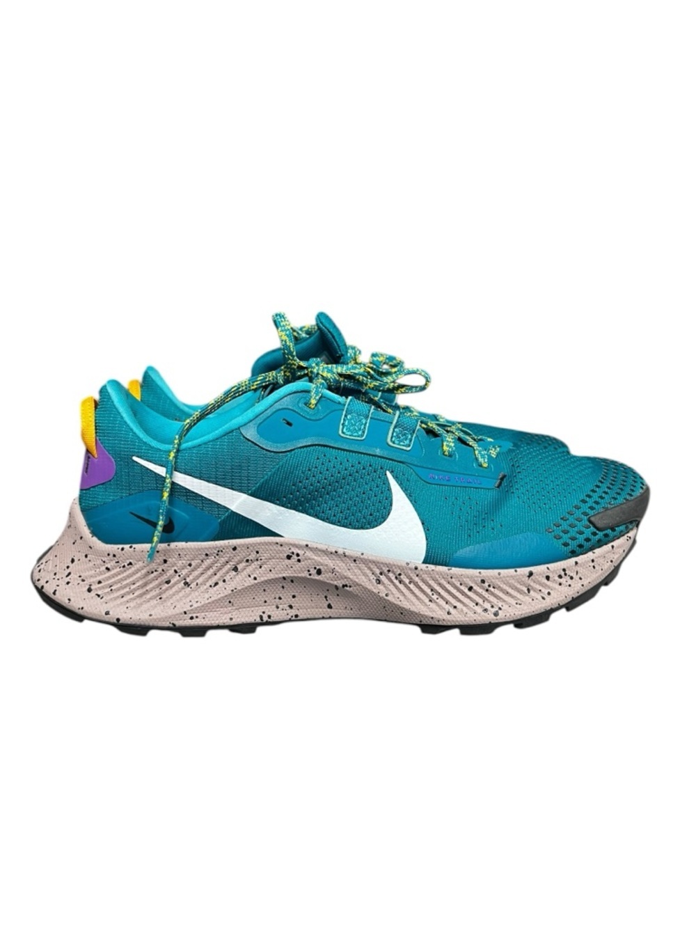 🌻EUC Nike Pegasus Trail 3 Mystic Teal Running Shoes React Foam Trail Sneaker 10 - Picture 4 of 11